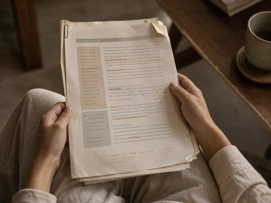 used report pages with highlights